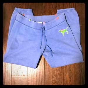 Victoria’s Secret Vintage Blue Cropped Sweat Pants